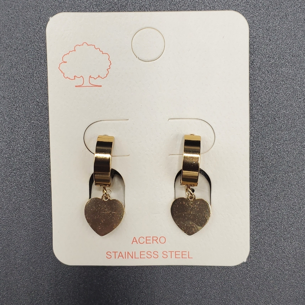 UHAVIT New Gold Color Hoop Drop Dangle Earrings